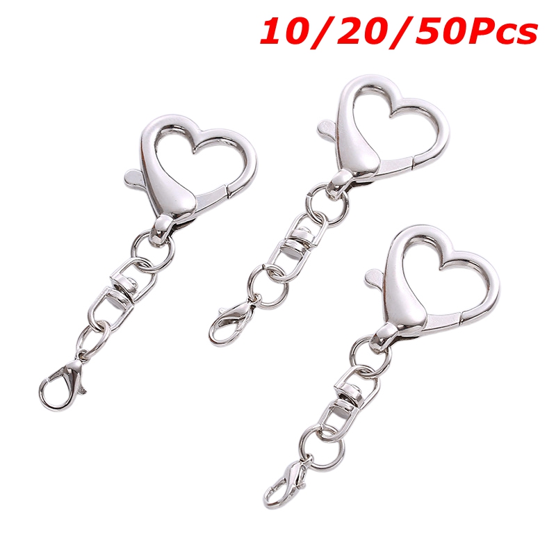10/20/50Pieces Unique Alloy He - огляд і ціна Lobster Clasp Silver
