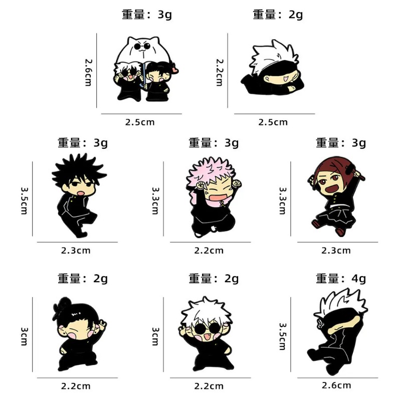 8pcs Anime Itadori Yuji Enamel - огляд і ціна Jewelry Making Kits
