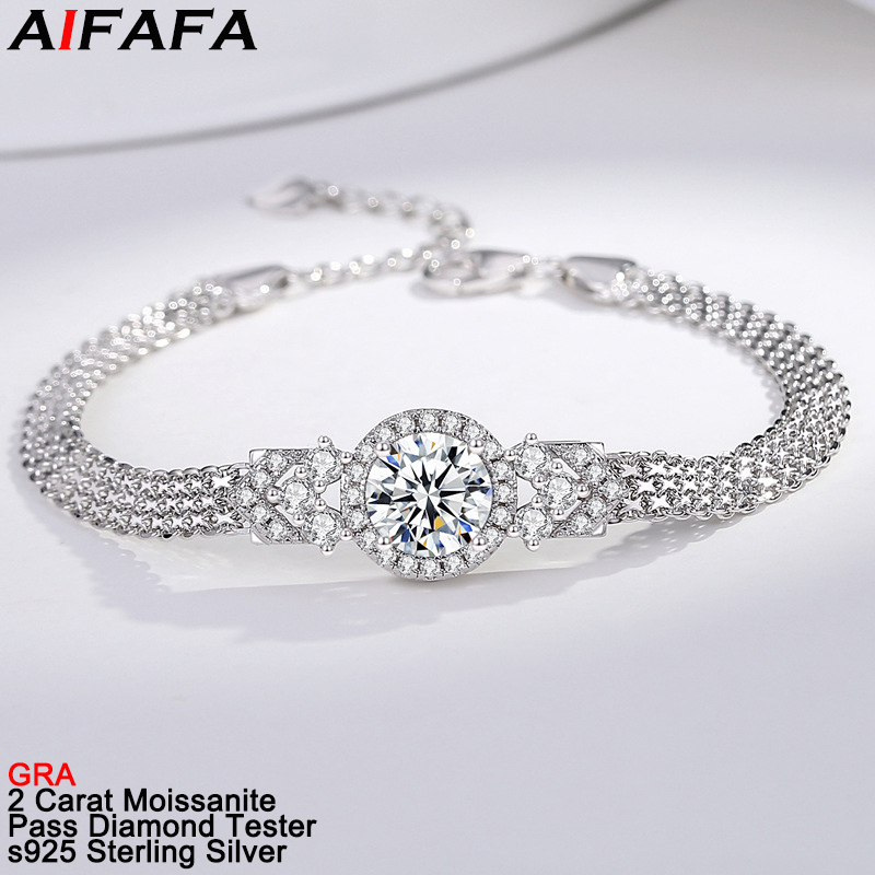 New 2 Carat D Color VVS1 Moiss - огляд і ціна Lobster Clasp Silver