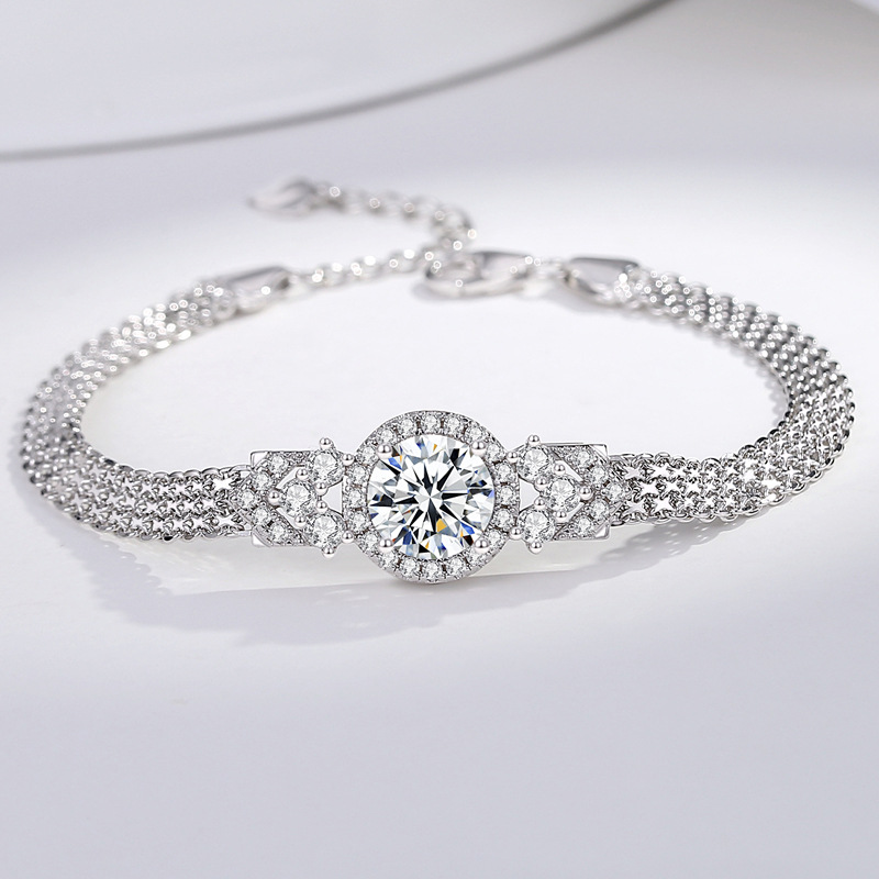 New 2 Carat D Color VVS1 Moiss - огляд і ціна Lobster Clasp Silver
