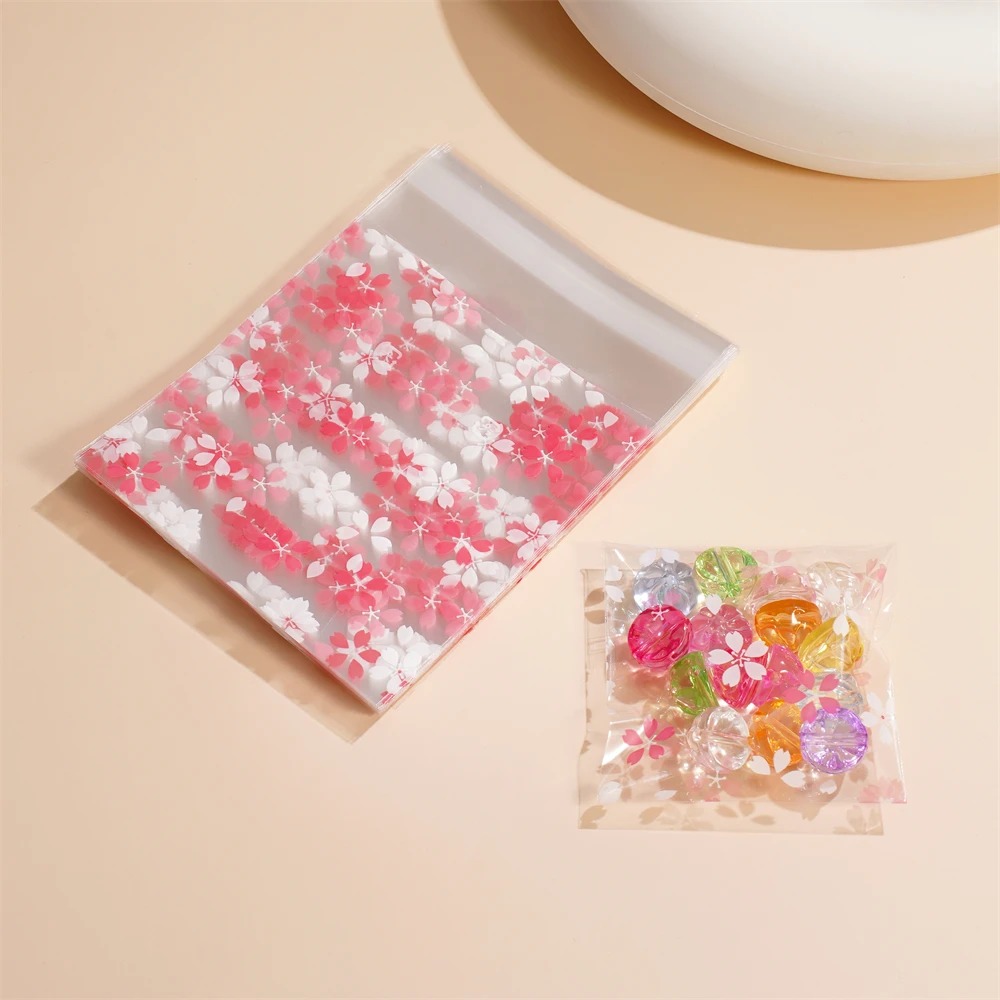 100PC Flower-Printed Transpare - огляд і ціна Jewelry Making Event