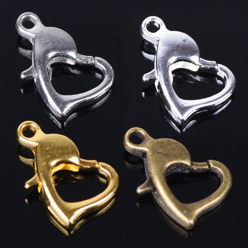 30pcs 12x8mm Gold/Silver/Bronz - огляд і ціна Lobster Clasp Silver