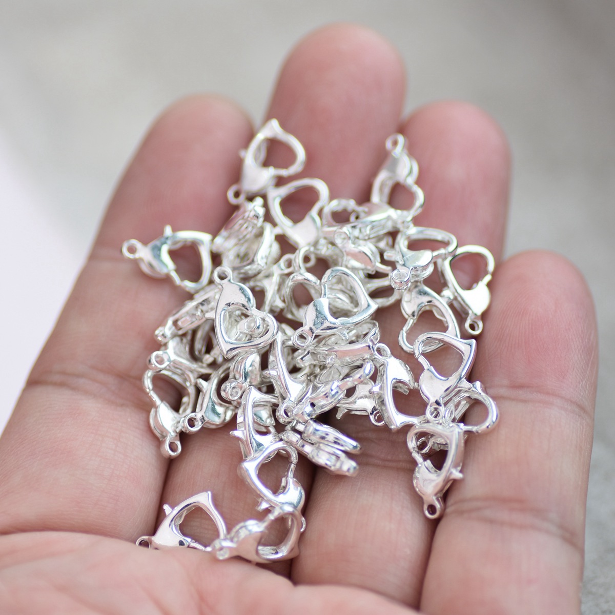30pcs 12x8mm Gold/Silver/Bronz - огляд і ціна Lobster Clasp Silver