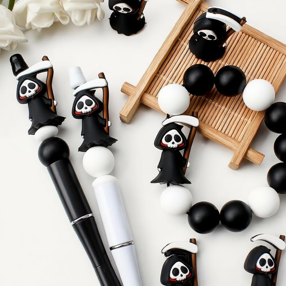 3D Silicone Beads Grim Reaper  - огляд і ціна Jewelry Making Event