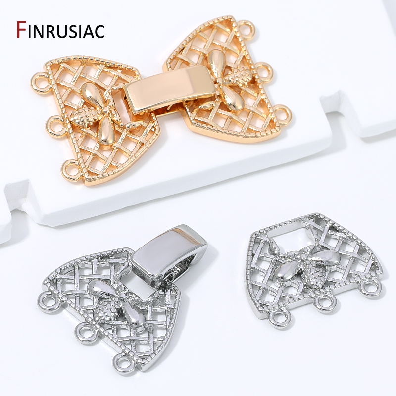 14K Gold Plated Brass 3-Row Pe - огляд і ціна Jewelry Making Gold