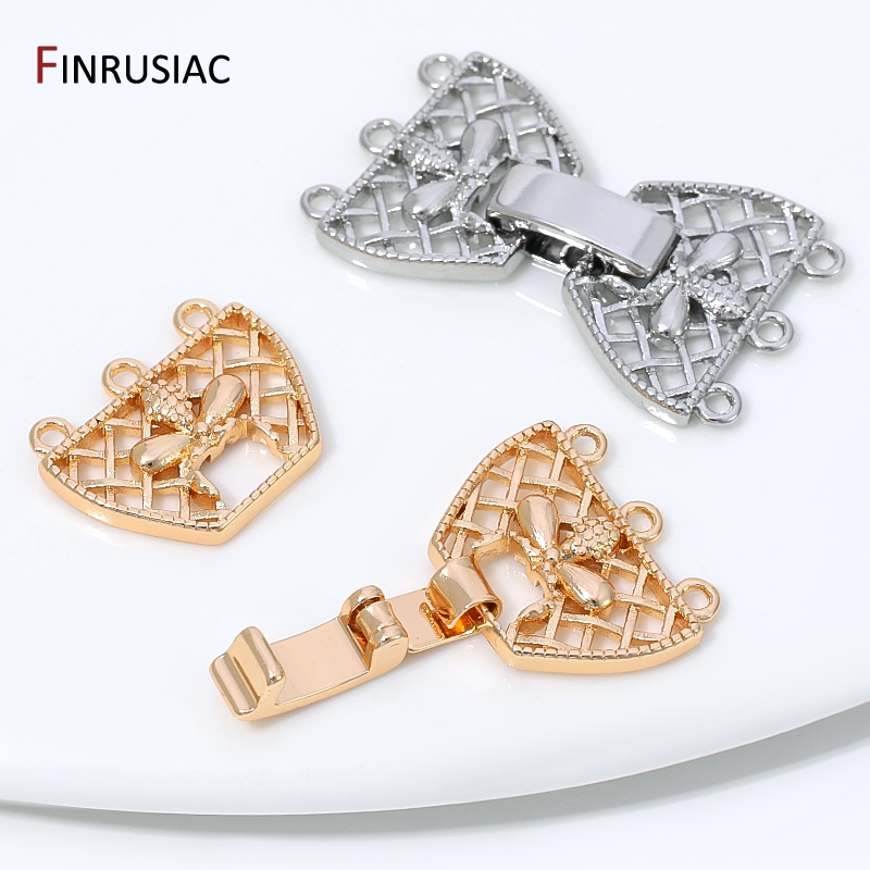 14K Gold Plated Brass 3-Row Pe - огляд і ціна Jewelry Making Gold