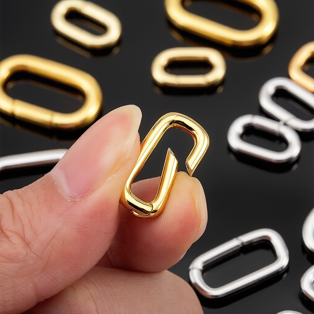 2pcs 18K Gold Plated Filled Ov - огляд і ціна Jewelry Making Gold