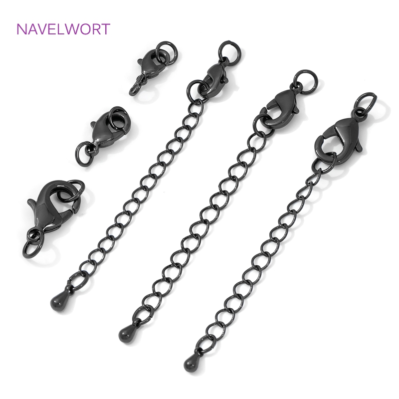 Black Color Brass Lobster Clas - огляд і ціна Jewelry Making Chain