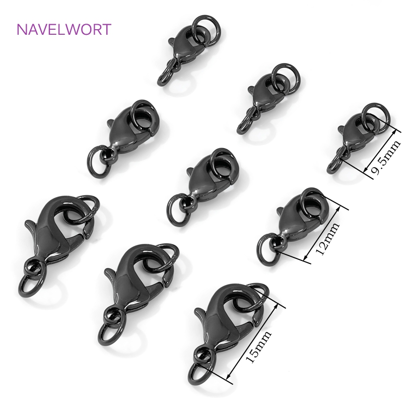 Black Color Brass Lobster Clas - огляд і ціна Jewelry Making Chain