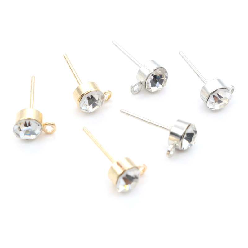 50pcs Stud Earrings Pins with  - огляд і ціна Jewelry Making Kits
