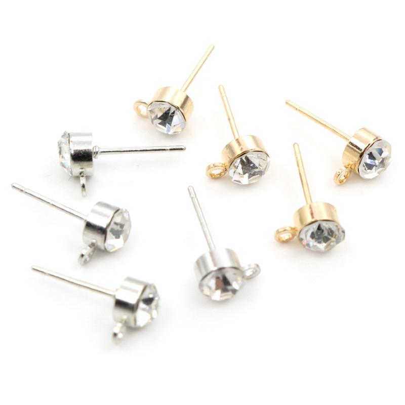 50pcs Stud Earrings Pins with  - огляд і ціна Jewelry Making Kits