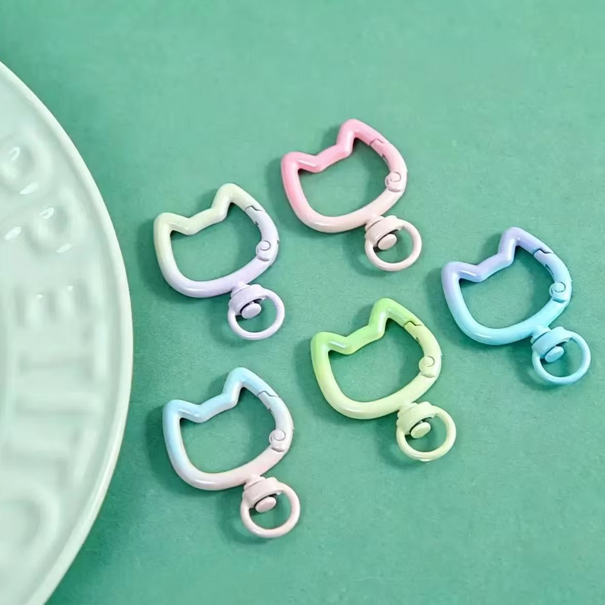 5-10PCS Gradient Cute Cat Clas - огляд і ціна Jewelry Making Chain