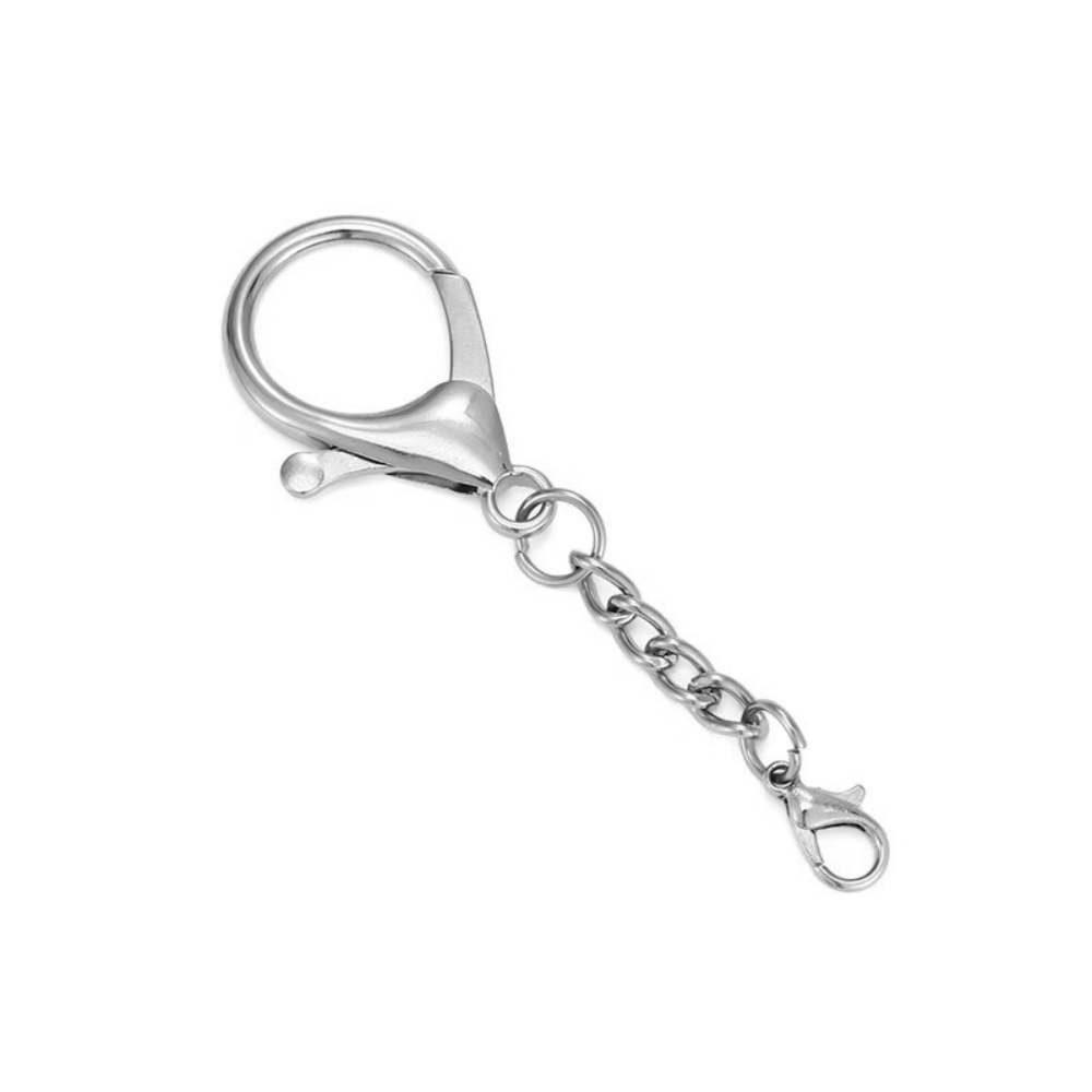 10Pcs Silver Color Large Lobst - огляд і ціна Lobster Clasp Silver